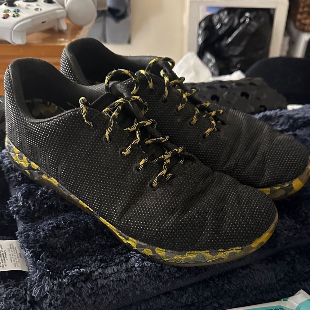 NOBULL Black and Yellow Athletic Shoes